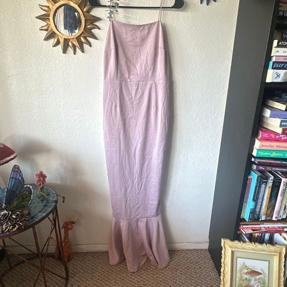 Nasty Gal Size 4 Light Pink mermaid dress